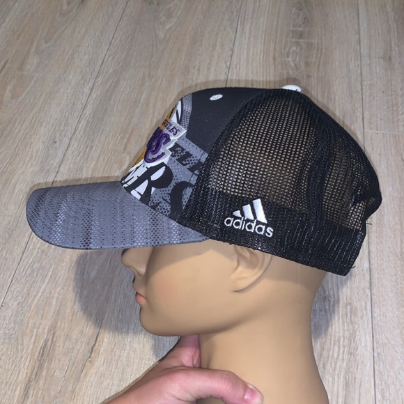Adidas Los Angeles Lakers NBA Basketball Baseball SnapBack Cap Hat - Picture 3 of 8